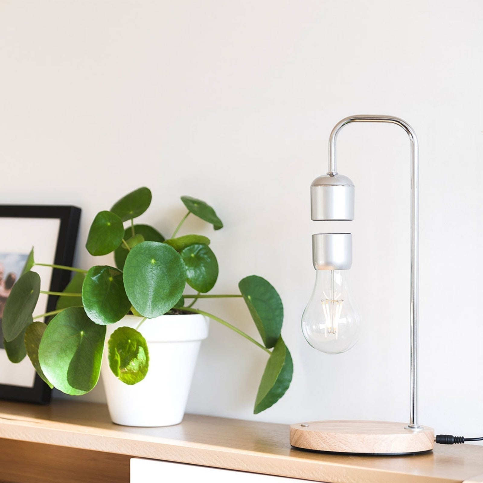 Levitating Smart Lamp.